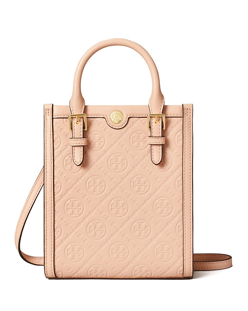 Tory Burch T Monogram Leather Mini N/S Tote | Bloomingdale's (US)