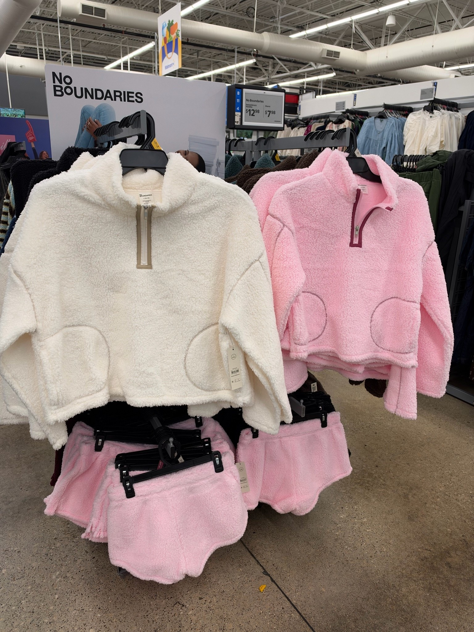 Walmart✨ new arrivals! Fleece pullovers and matching shorts! These are sure to sell out! 😍