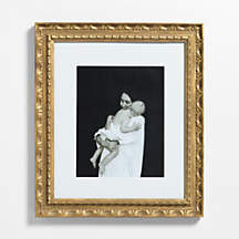 Edinburgh Gilded Gold Resin 11x14 Wall Picture Frame with Interchangeable Mats + Reviews | Crate ... | Crate & Barrel