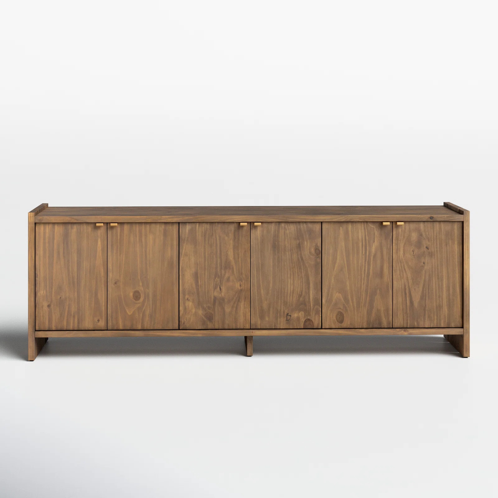 Birch Lane™ Handa Solid Wood TV Stand for TVs up to 75" & Reviews | Wayfair | Wayfair North America