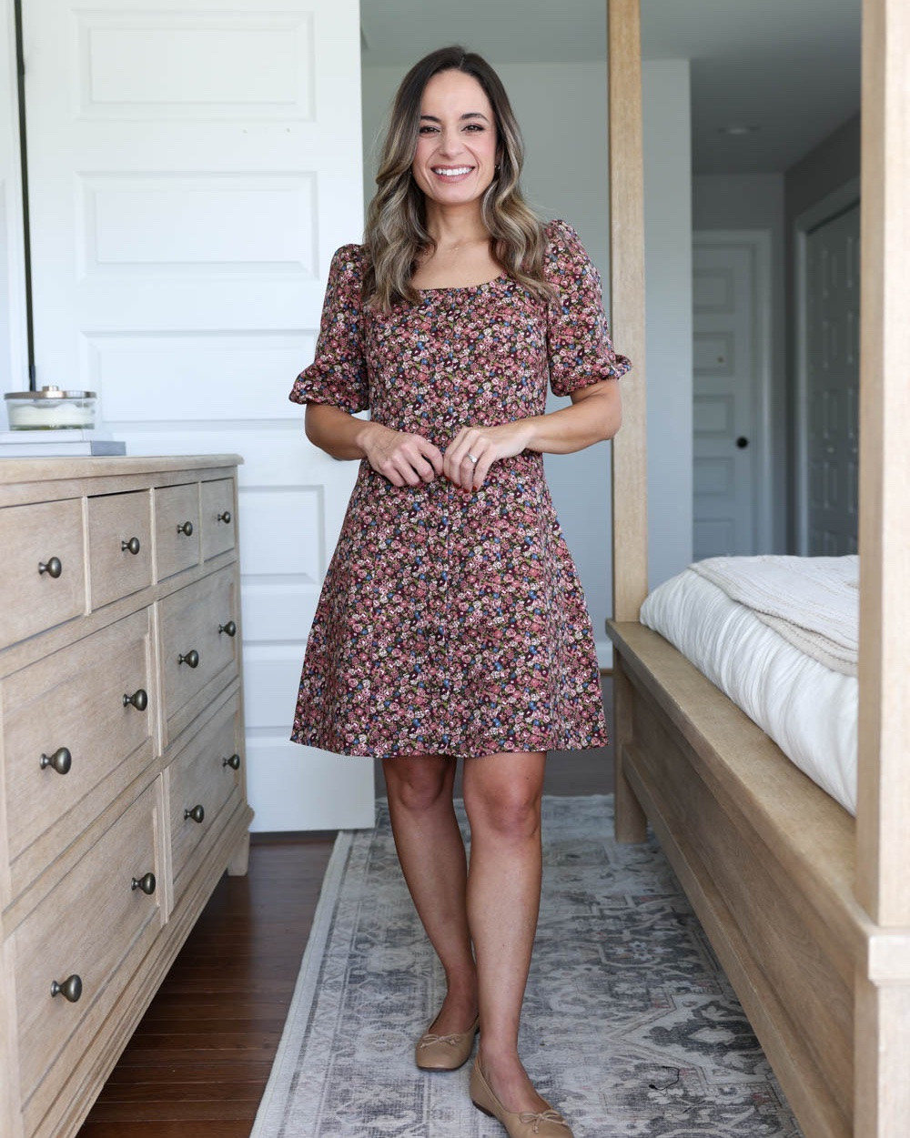 Petite-friendly floral fall outfit ideas!

Outfit 1:
Printed dress (Tuckernuck): xxs - a little long from shoulder to chest on me
Ballet flats (Sam Edelman): tts

Outfit 2: 
Floral top (Madewell): xxs
Dark wash jeans (J.Crew Factory): 24 / 10” rise / 26.5” inseam (also offered in petite 24.5” inseam) 
Ballet flats (Madewell): tts

Outfit 3:
Skirt (LOFT): petite 00 
Top (Quince): xs 
Shoes (Sam Edelman)

For size comparison: 32”, 24”, 36” / 25” ankle inseam 27.5-28” full length inseam

#LTKSeasonal #LTKPetite #LTKSaleAlert