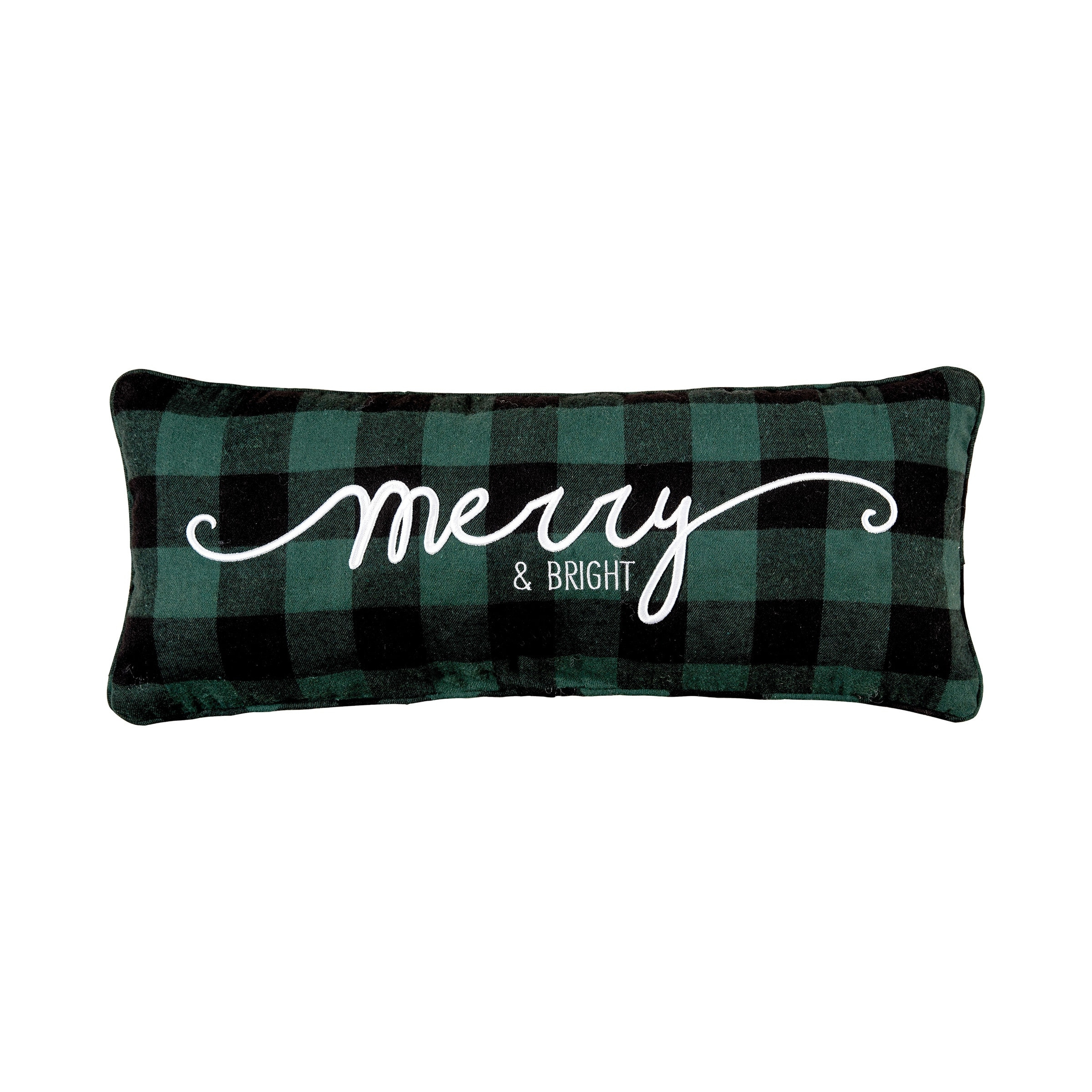 Merry Embroidered Throw Pillow | Bed Bath & Beyond