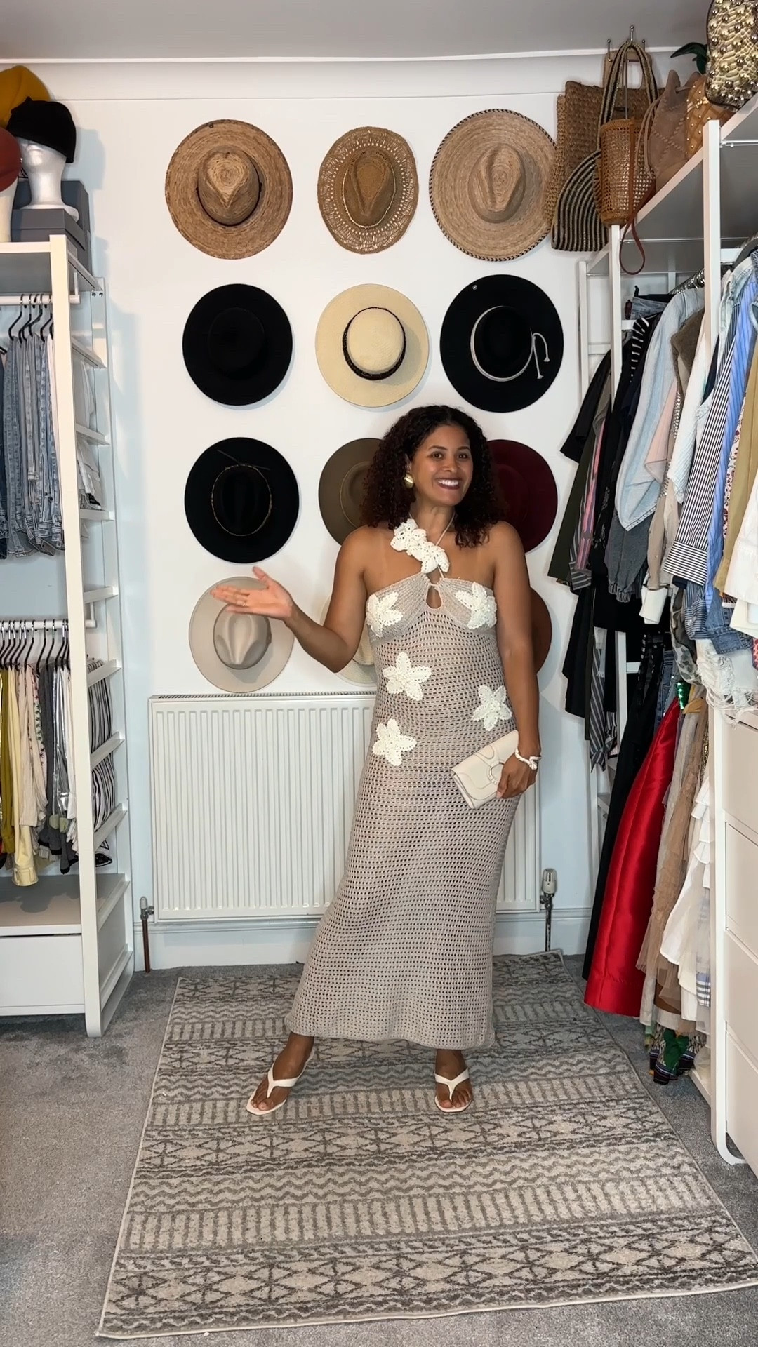 Crochet dress, white sandals

#LTKstyletip #LTKuk #LTKsummer