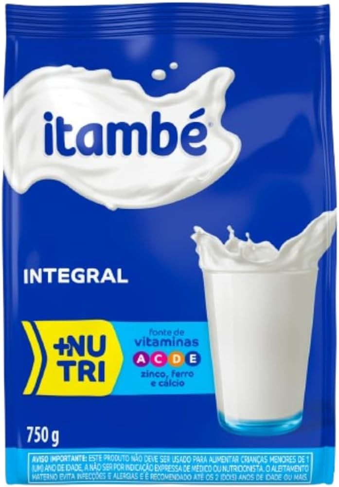 Leite em pó integral + Nutri Vitaminas - Itambé 750 gr | Amazon (BR)
