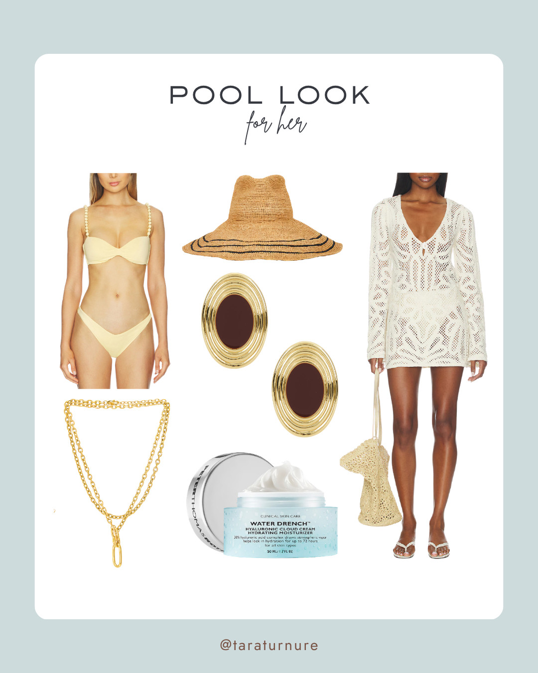 Sun-drenched and neutral. Everything you need for the ultimate poolside aesthetic. 

#PoolDay #SummerEssentials #ResortWear #NeutralAesthetic #VacationStyle #SwimStyle #SummerOOTD #BeachVibes #SummerInspo 

 #LTKootd #LTKBeauty #LTKTravel