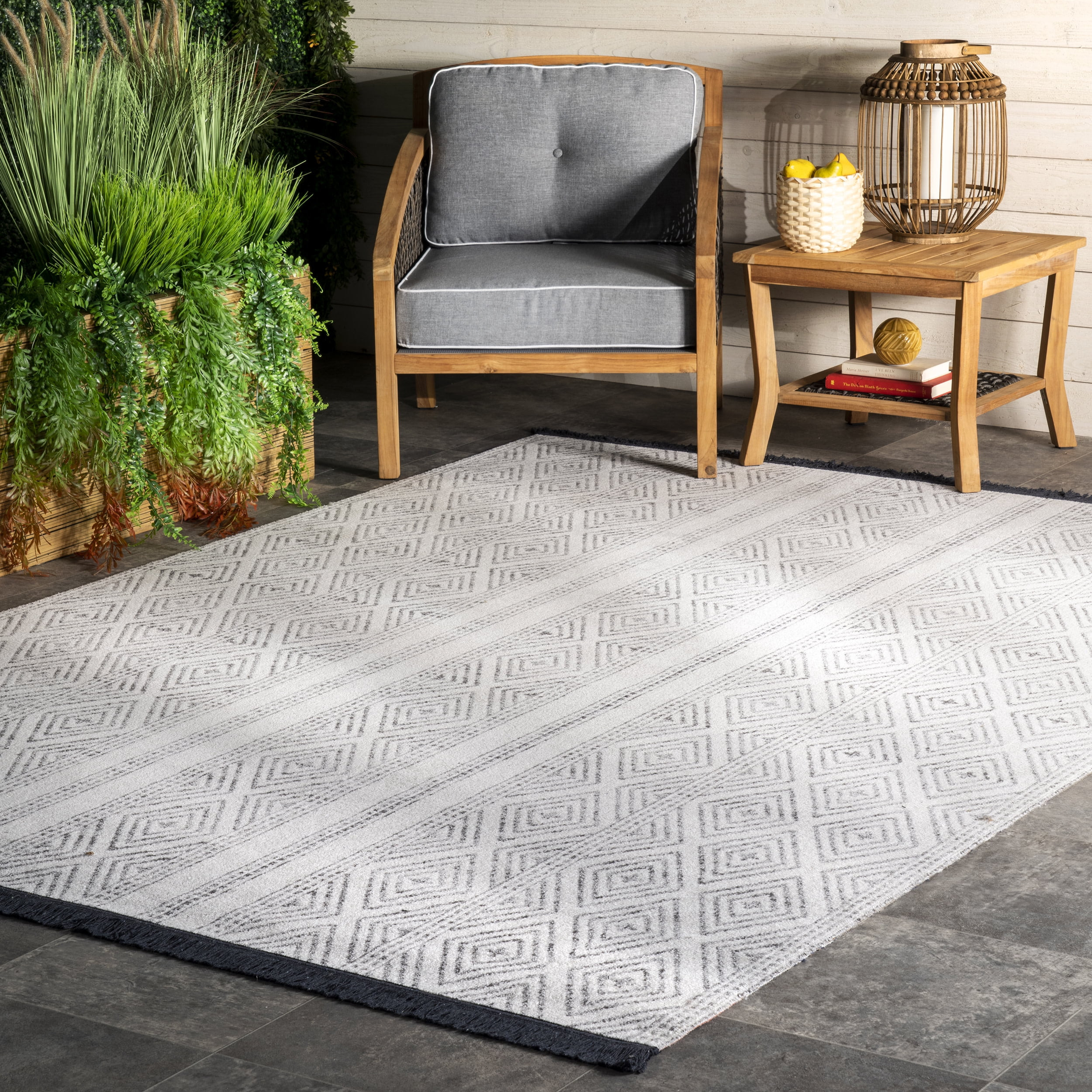 nuLOOM Outdoor Striped Miriam Area Rug - Walmart.com | Walmart (US)