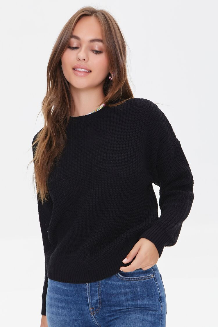 Ribbed Drop-Sleeve Sweater | Forever 21 (US)