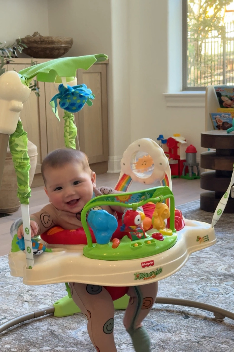 Our baby’s favorite rainforest jumper!! Love this at 5 months!

#LTKKids #LTKBaby #LTKFindsUnder100