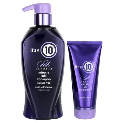 It's a 10 Ten Miracle SILK EXPRESS DUO: Shampoo  (10 oz) & Conditioner (5 oz) SET KIT with Hair Silk Amino Acids and Natural Ingredients | Target