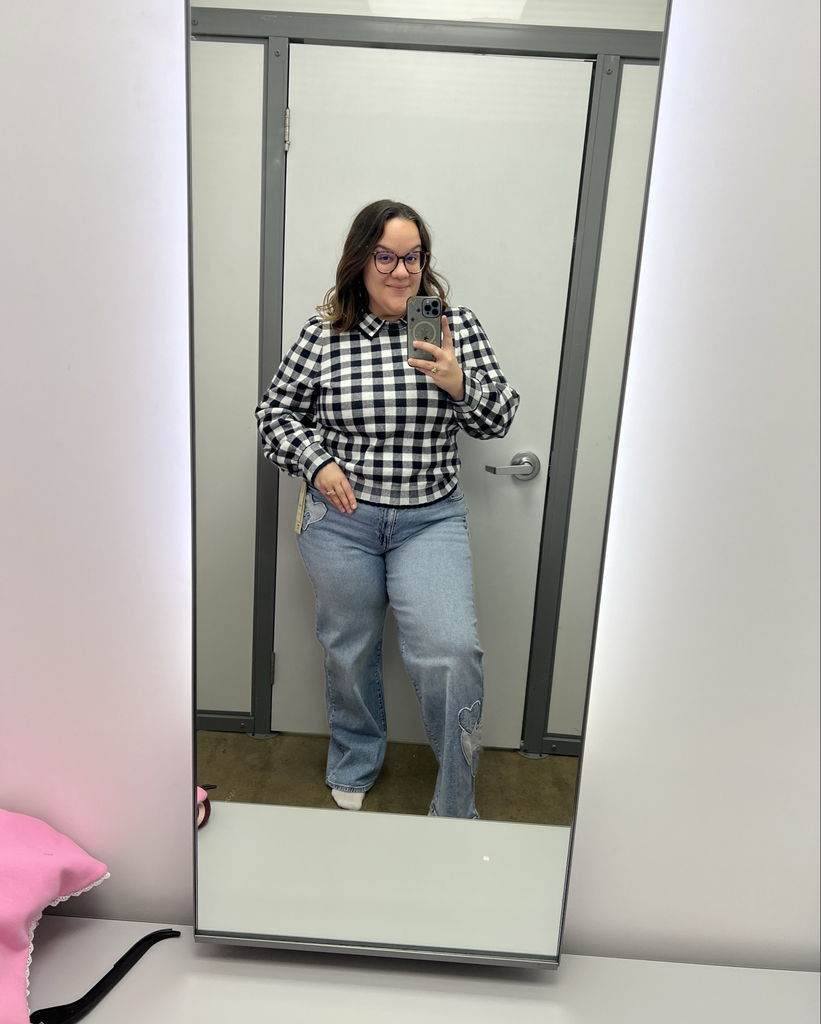 This gingham top is so comfy and flattering. I’m wearing my true size and love the fit. Linking it here 🤍

#LTKSeasonal #LTKmomlife #LTKFindsUnder50