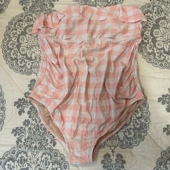 Maternity gingham one piece swimsuit | Poshmark