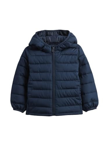 GAP Baby Boy Classic Logo Puffer Jacket Tapestry Navy 18-24M | Amazon (US)