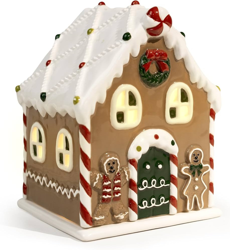 Salubrito Christmas Wax Melt Warmer for Winter, Electric Wax Warmer for Scented Wax, Scented Cand... | Amazon (US)