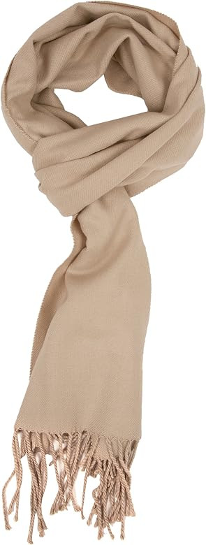 Unisex Warm Super Soft Cashmere Feel Solid Color Fall Winter Scarf Men's & Women's | Amazon (US)
