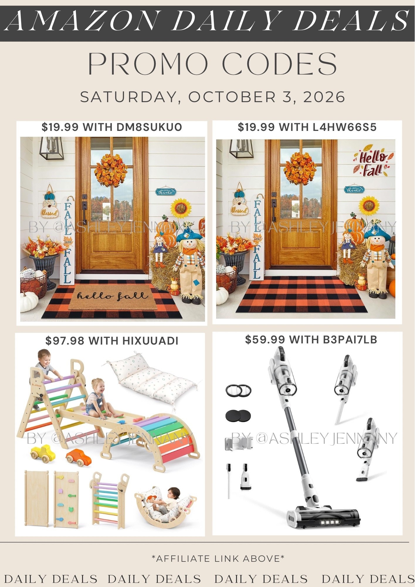 Amazon deals

#LTKSeasonal #LTKHome #LTKSaleAlert