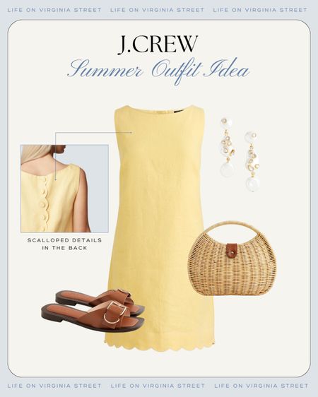 Can’t get enough of this darling linen shift dress with scallop details! The perfect summer dress for weddings, the office, a night out, church, and more! Paired here with leather slide sandals, a wicker handbag, and pearl earrings.
.
#ltkseasonal #ltkfindsunder100 #ltkfindsunder50 #ltkover40 #ltkmidsize #ltksalealert #ltkwedding #ltkworkwear #ltkitbag #ltkshoecrush

#LTKSeasonal #LTKSaleAlert #LTKWedding