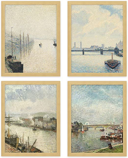 SIGNWIN Framed Poster Bathroom Decor 11"x14"x 4 Natural, Wall Art Room Decor Multicolor for Livin... | Amazon (US)