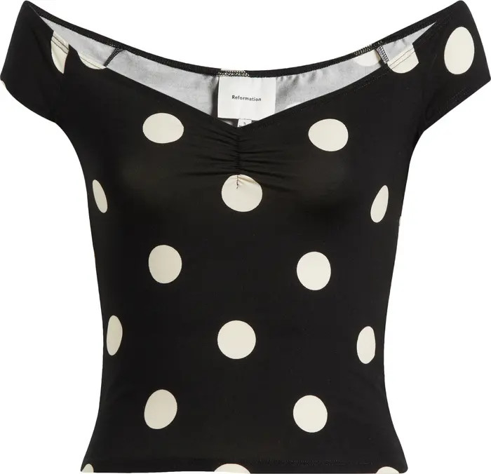 Reformation Haven Cap Sleeve Knit Top | Nordstrom | Nordstrom