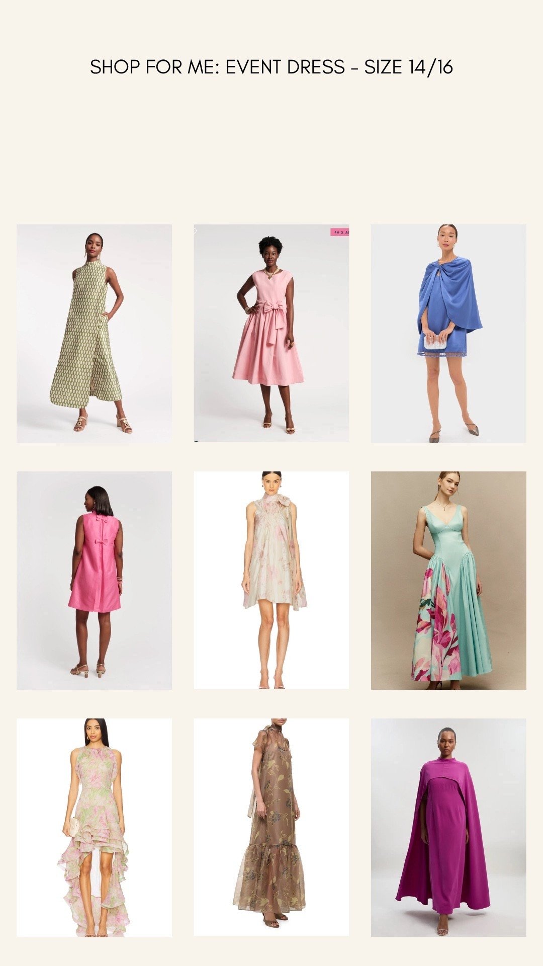 Size 14 and 16 event dresses!

#LTKMidsize #LTKPlusSize #LTKSaleAlert
