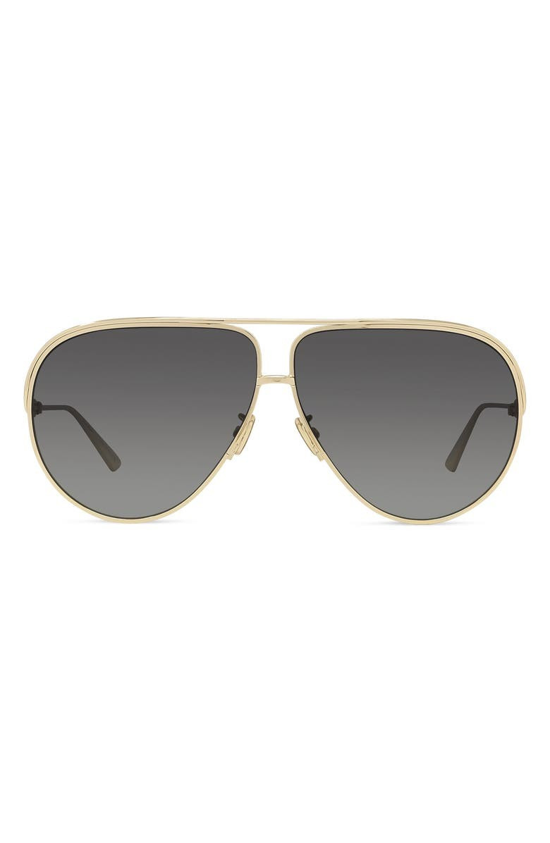 Dior EverDior 65mm Polarized Oversize Aviator Sunglasses | Nordstrom | Nordstrom
