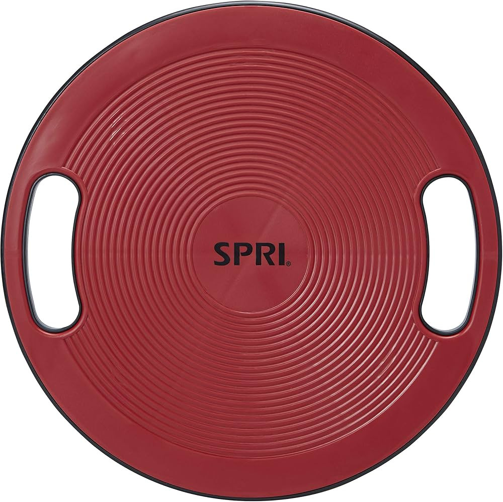 Amazon.com : SPRI Core Balance Board Disc Wobble Trainer - Non Skid Surface, Dual Handle Rocker f... | Amazon (US)