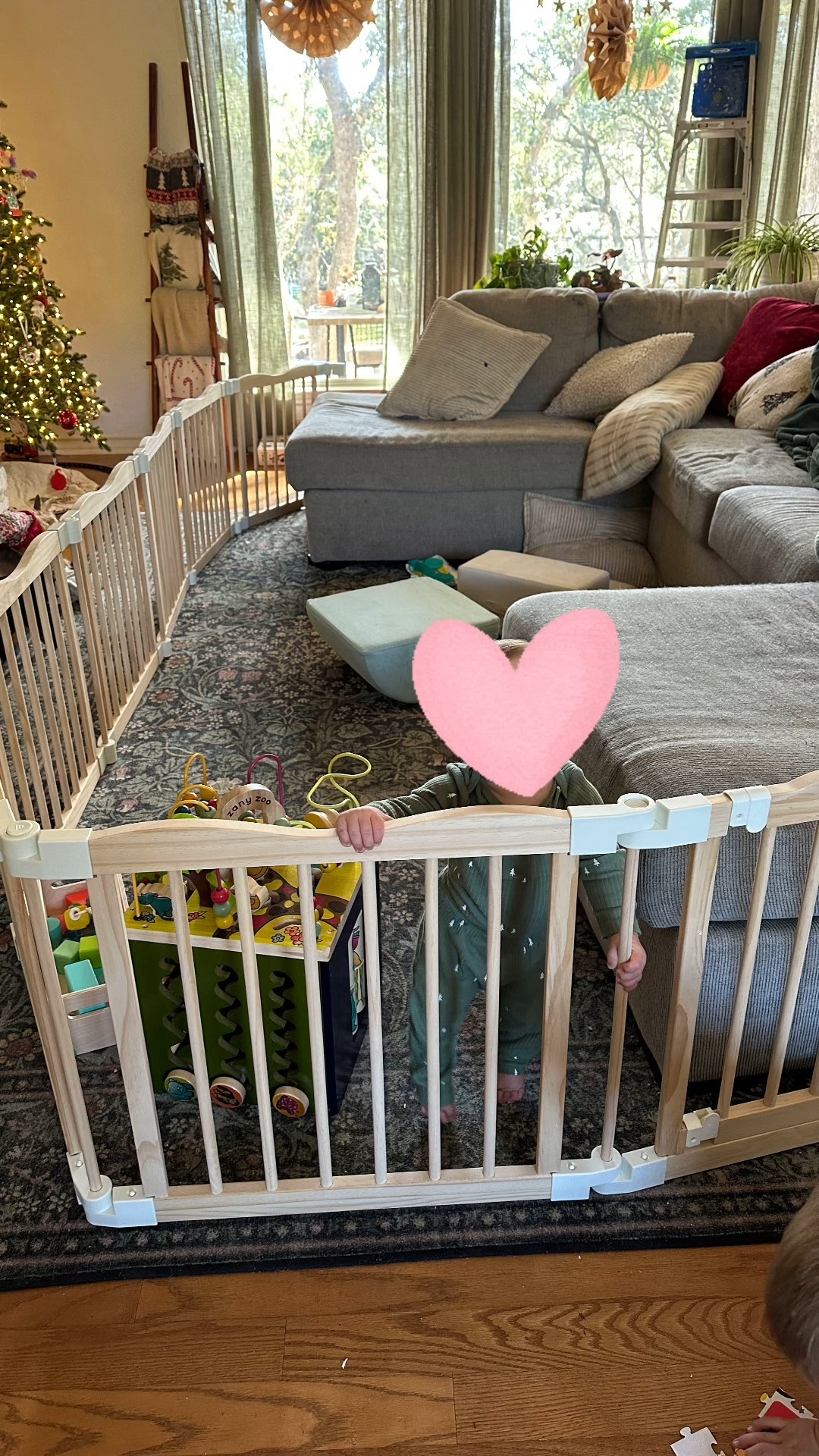 This scalloped wooden baby gate might be my favorite baby-proofing find ever 🤍 It blends right in with our home, feels sturdy + safe, and gives my little guy the perfect enclosed play space while still letting me keep an eye on him. I love that it’s neutral, easy to configure, and big enough to fit his toys without taking over the whole room. If you’re looking for something functional and pretty, this one is a win!

#LTKbaby #LTKhome #babysafety #neutralbabygear #momof5 #cozyhomevibes #babyproofing #playyardsetup #homemakingmom #everydaymotherhood

#LTKBump #LTKBaby #LTKmomlife