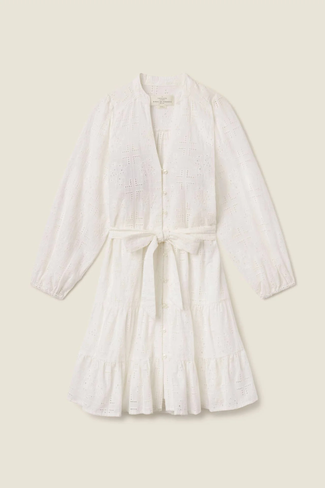 Celeste Dress Handkerchief Eyelet | TROVATA