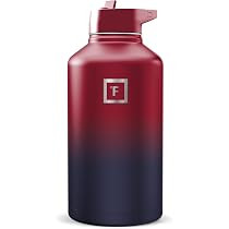 IRON \u00b0FLASK Camping & Hiking Hydration Flask with Straw, Wide Mouth Insulated Stainless Stee... | Amazon (US)