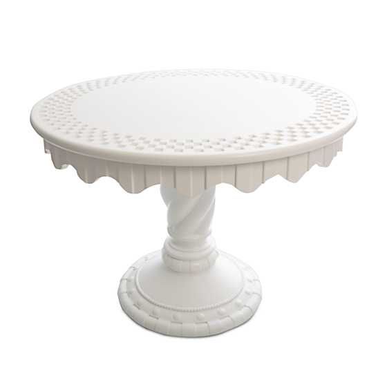 Spiral Column Outdoor Pedestal Table | MacKenzie-Childs