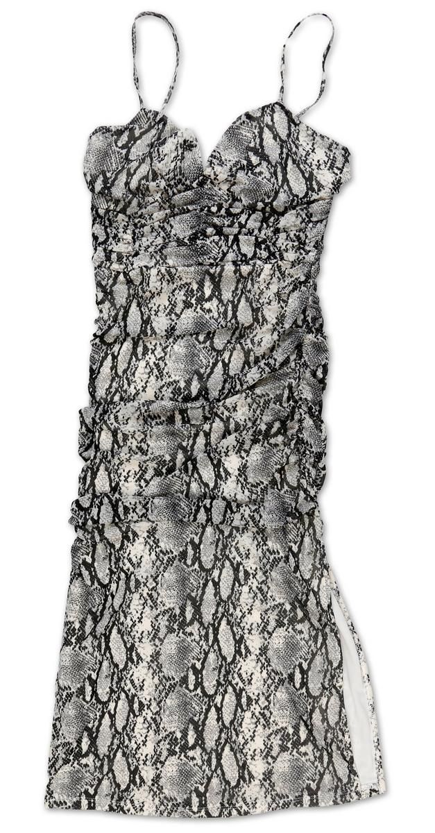 Juniors Sheer Snake Overlay Dress - Multi-Multi-2425683335401   | Burkes Outlet | bealls