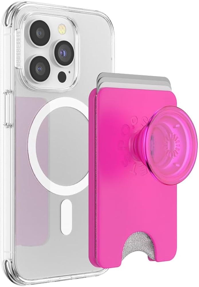 PopSockets Phone Wallet with Expanding Grip and Adapter Ring for MagSafe®, Phone Card Holder, Wi... | Amazon (US)