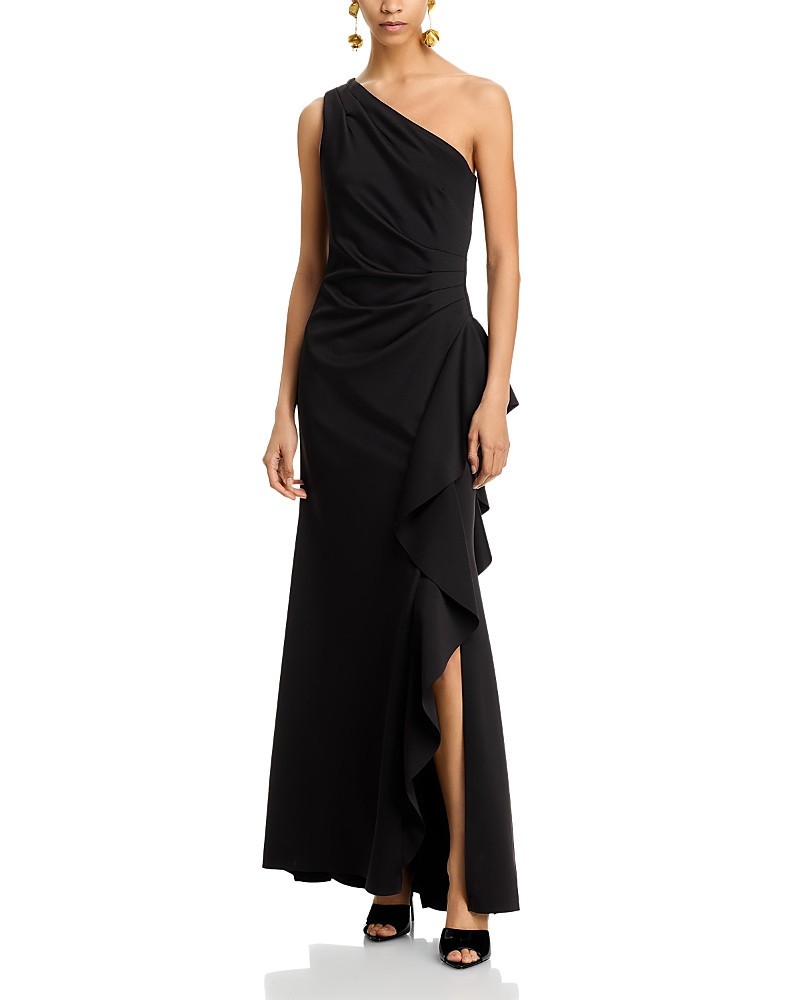 Aqua One Shoulder Ruffled Dress - Exclusive | Bloomingdale's (US)