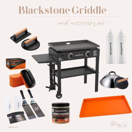 Get ready for summer grilling with a Blackstone griddle and accessories like a griddle cover, spatulas, cleaner, seasoning, and a meat press. 

Bbq, outdoor grill, outdoor griddle, Blackstone accessories

#LTKfindsunder50 #LTKhome