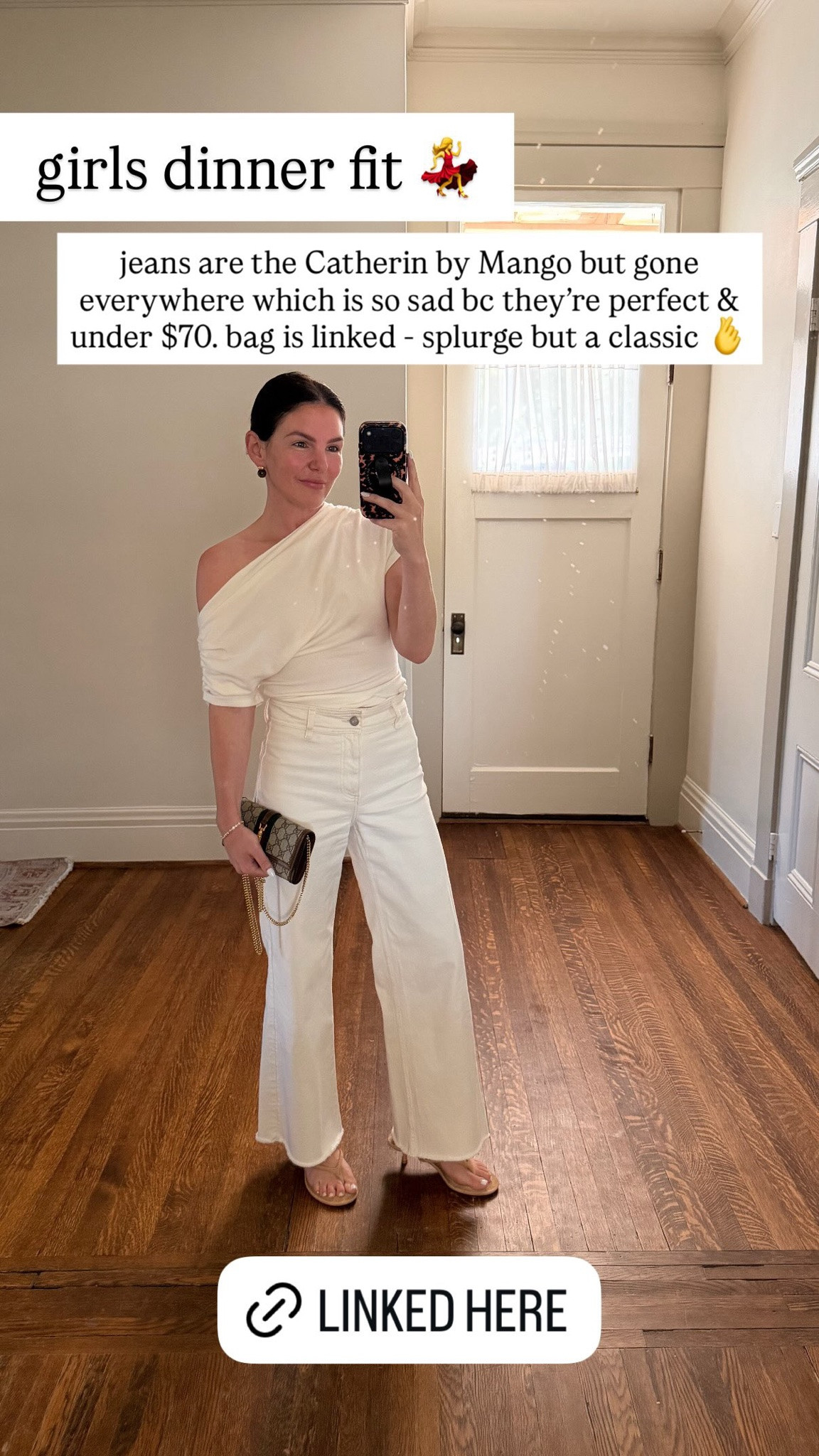 jeans are the Catherin by Mango but gone everywhere which is so sad be they're perfect & under $70. 

bag is linked - splurge but a classic

#LTKgrwm #LTKootd