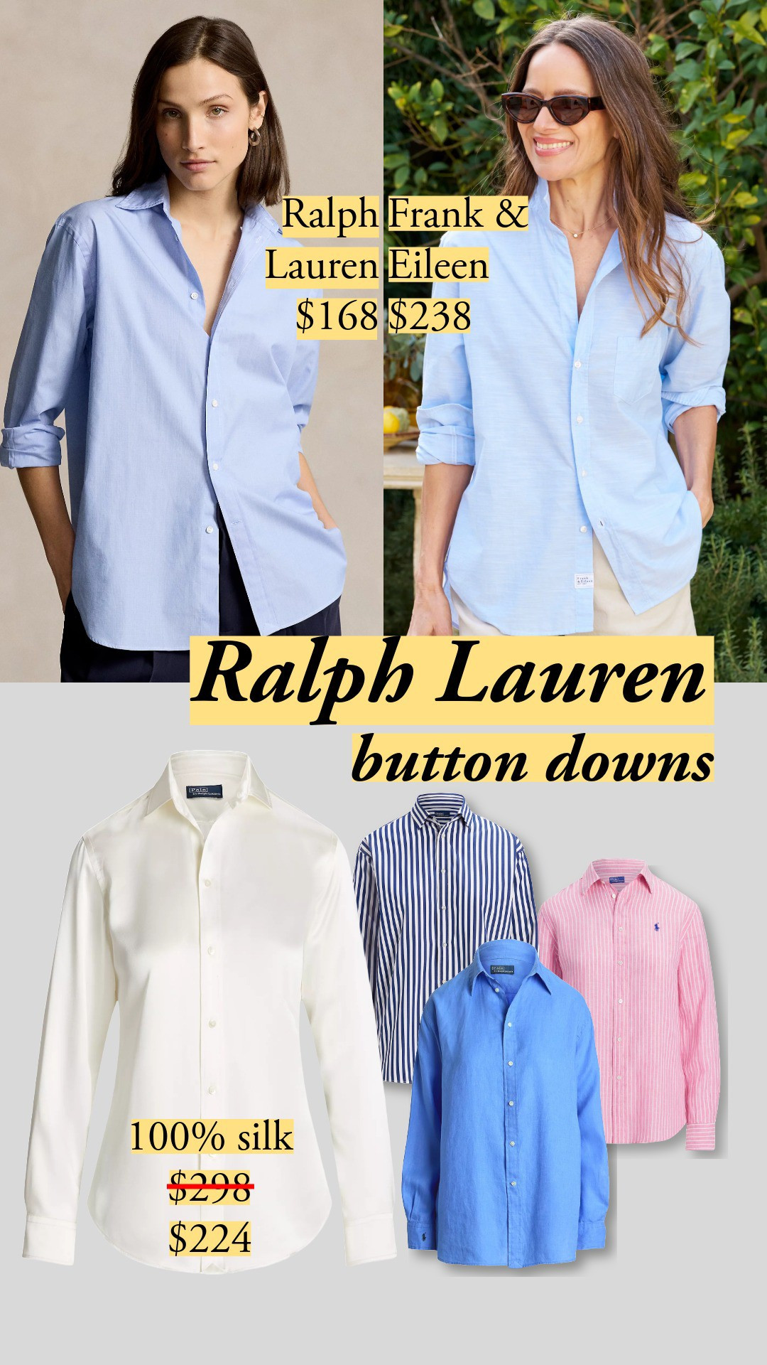 Ralph Lauren Buttom downs | Striped Shirt | Polo Ralph Lauren | Bloomingdale's | Button Down Shirt | Oversized Fit Long Sleeve Cotton Shirt | Classic Fit Linen Shirt ✨

#LTKWorkwear #LTKStyleTip #LTKFindsUnder100