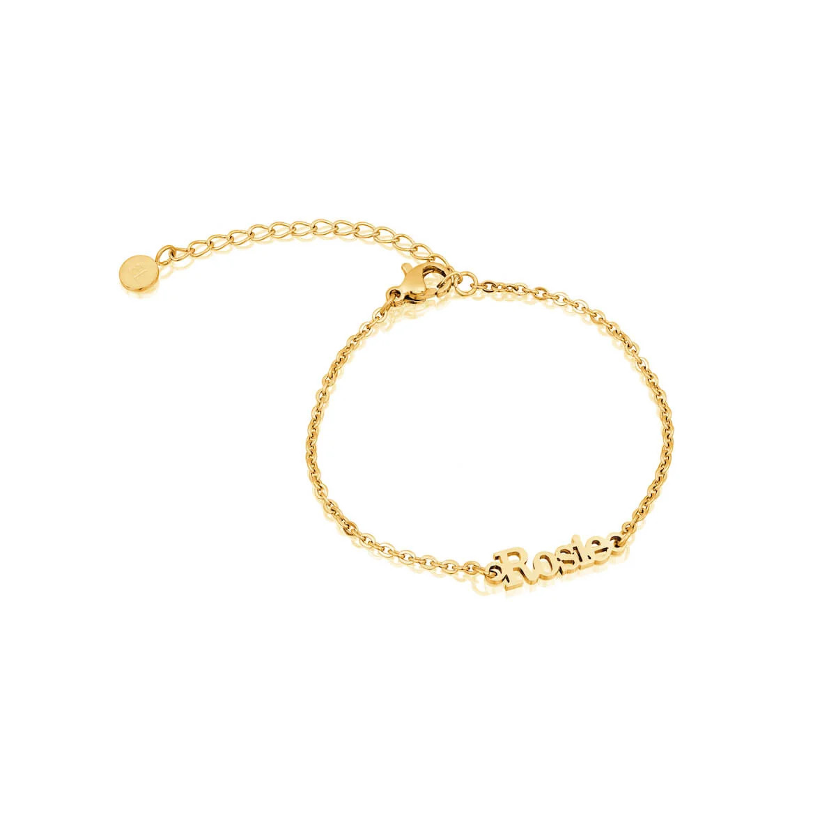 Editorial Name Bracelet (Gold) | Abbott Lyon
