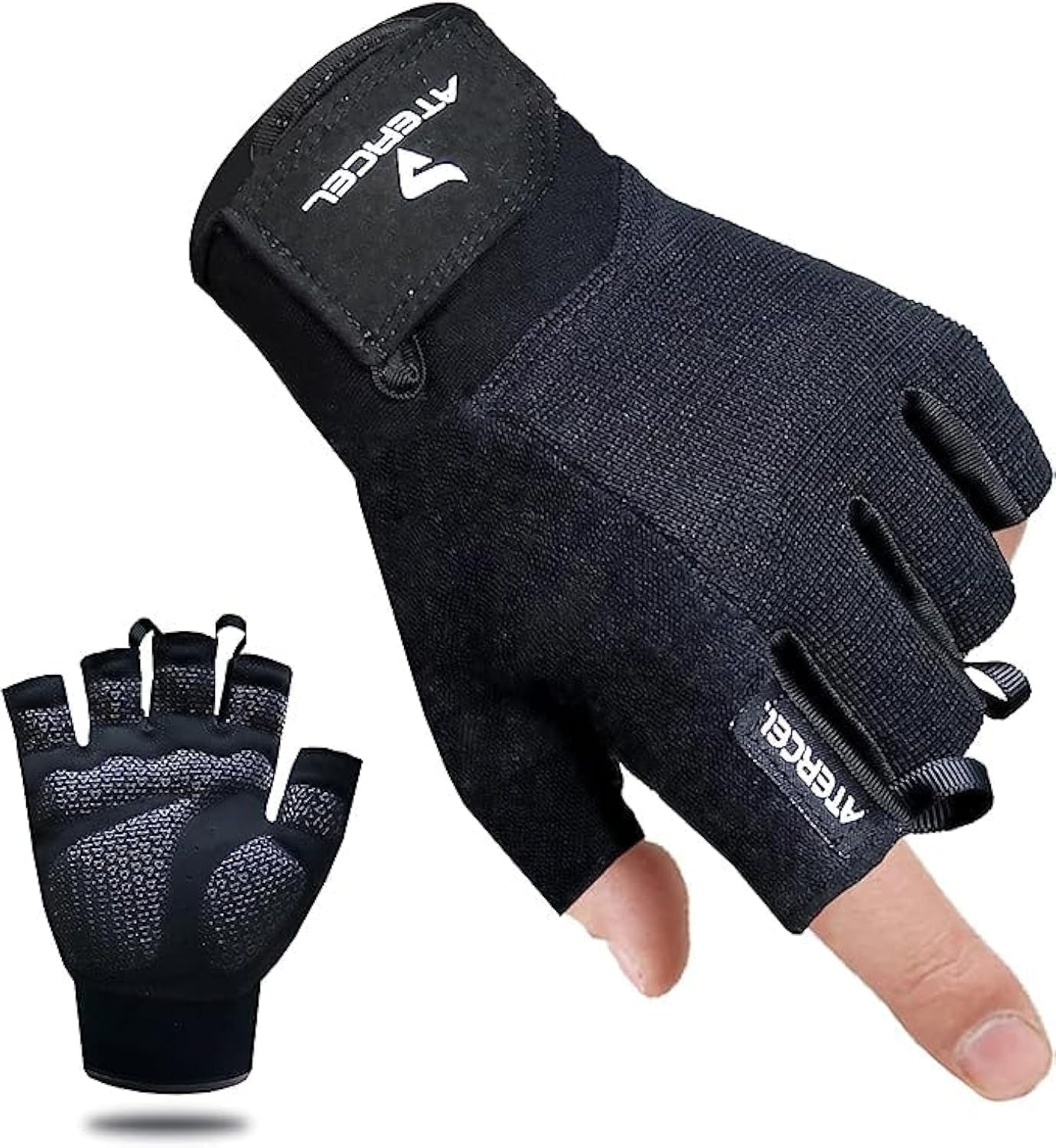 ATERCEL Workout Gloves for Men and Women, Exercise Gloves for Weight Lifting, Cycling, Gym, Training, Breathable and Snug fit | Amazon (US)