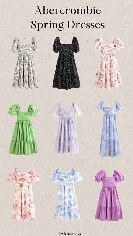 Beautiful dresses from Abercrombie 
Perfect Easter, wedding guest and spring dresses 

#LTKstyletip #LTKplussize #LTKmidsize