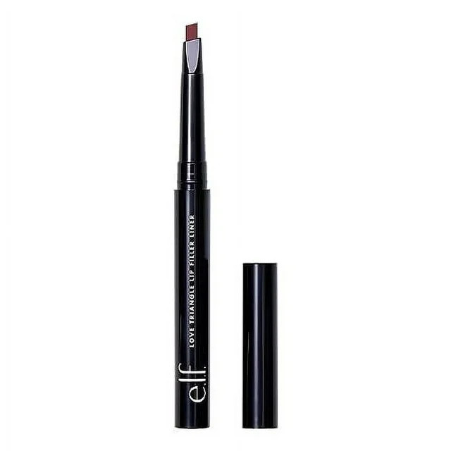 e.l.f. Love Triangle Lip Filler Liner, 2-in-1 Lip Liner Pencil For Sculpting & Filling, Long-Last... | Walmart (US)
