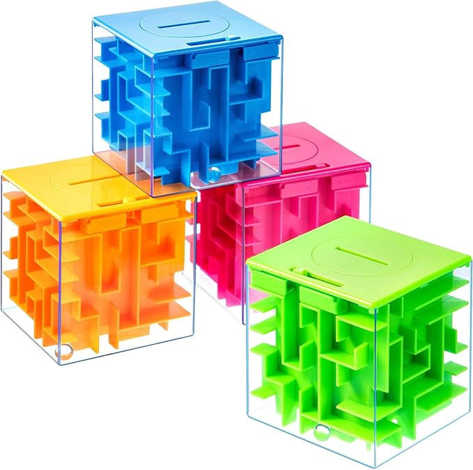 Patelai 4 Pack Christmas Money Maze Puzzle Boxes for Cash Gift, Fun Ways to Give Money as a Gift,... | Amazon (US)
