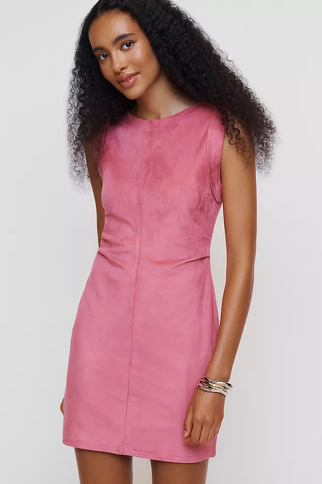 Kendal Faux Suede Mini Dress | Anthropologie (US)