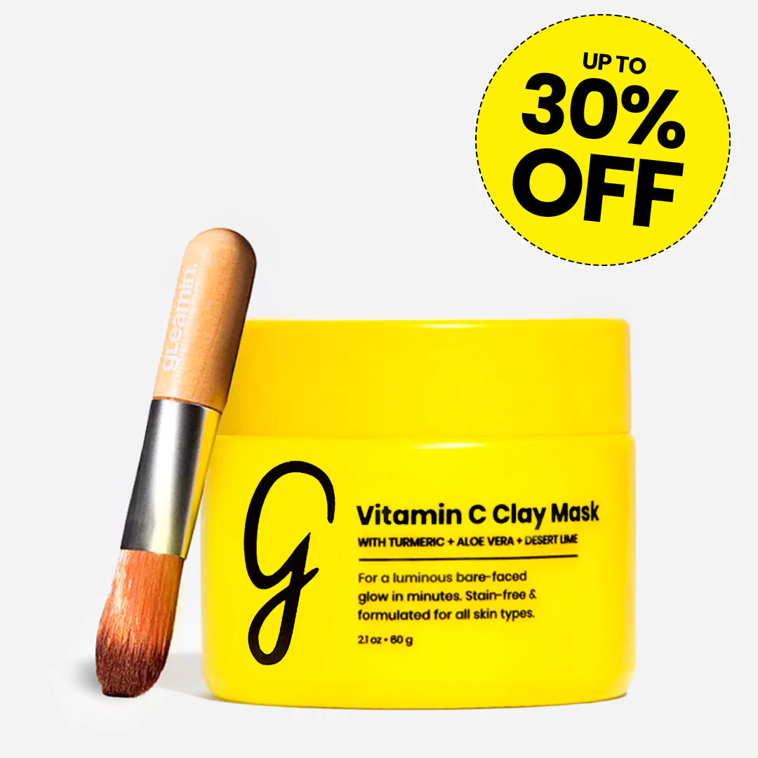 Vitamin C Clay Mask | Gleamin | Gleamin