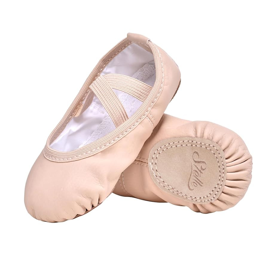 Stelle Ballet Shoes for Girls Toddler Ballet Slippers Soft Leather Boys Dance Shoes for Toddler/L... | Amazon (US)