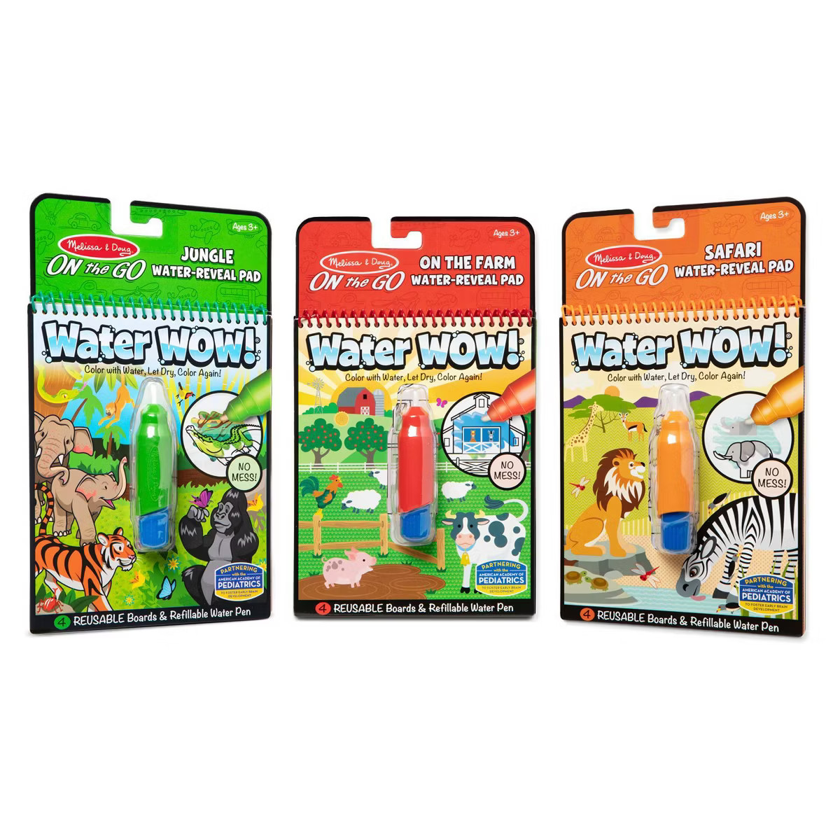 Melissa & Doug Water Wow Bundle Jungle Safari Farm | Target