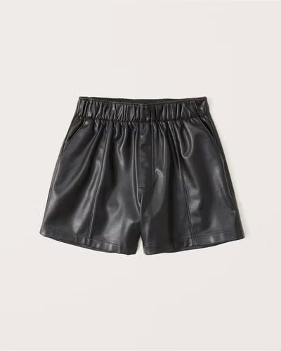 Abercrombie Leather Shorts  | Abercrombie & Fitch (US)