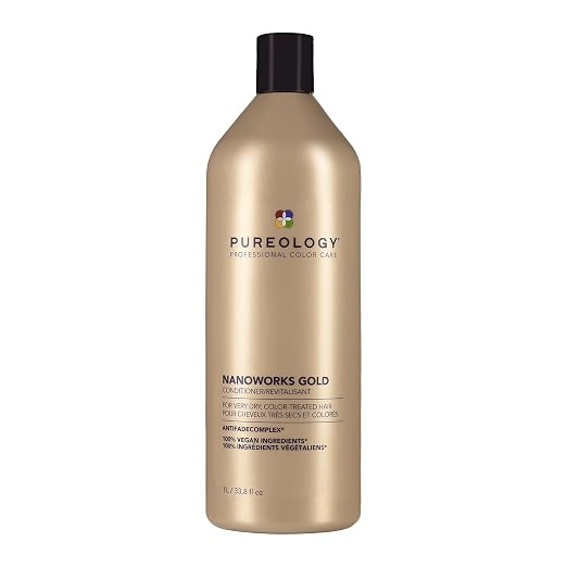 Pureology Nanoworks Gold Conditioner - For Very Dry and Color-Treated Hair, Restores & Strengthen... | Amazon (US)