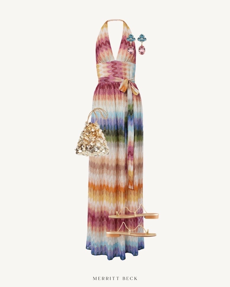Obsessed with this dress!!! Bag is Lizzie Fortunato.

#LTKootd