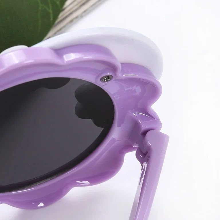 Yejaeka Kids Beach Sunglasses Rainbow Flower Shape UV400 Protection Sunglasses | Walmart (US)