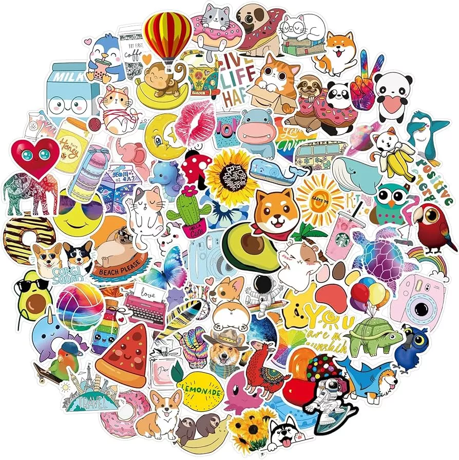 Boho Stickers for Adults Kids, 300 Pcs Water Bottle Stickers