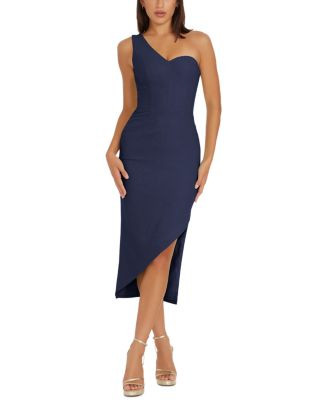 Dress the Population Magnolia Asymmetric Dress  | Bloomingdale's Women | Bloomingdale's (US)